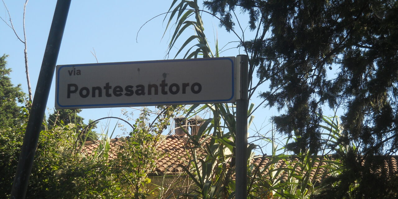 CASTELL’ANSELMO: CEDE IL MANTO STRADALE IN VIA PONTESANTORO. STRADA CHIUSA AL TRAFFICO