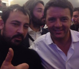Auteri con Matteo Renzi