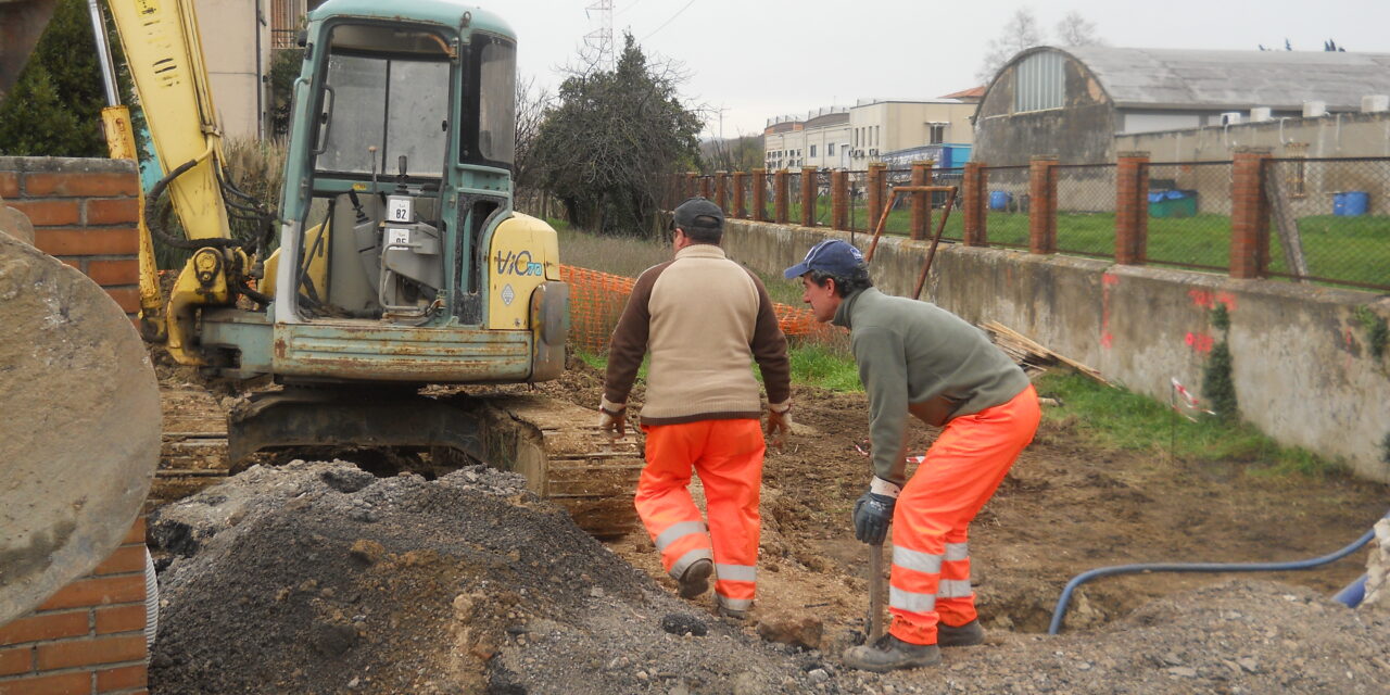 STAGNO: AL VIA I LAVORI PER LA STAZIONE DI SOLLEVAMENTO ACQUE DI VIA AIACCIA