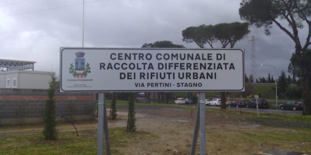 RACCOLTA DIFFERENZIATA, IL COMUNE: “EFFICIENTE: A COLLESALVETTI AUMENTO DEL 6,2%” (DATI 2016)