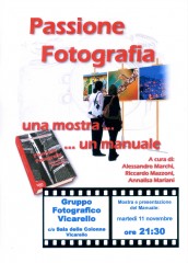 Manifesto presentazione libro Passione Fotografia