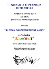 Manifesto concerto di fine anno Vicarello
