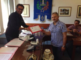 Lorenzo Bacci con Marino Pastore