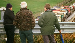 lavori alla variante del Crocino