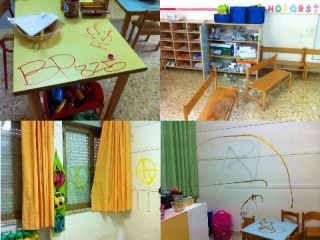 Vandalismo alla scuola di Stagno