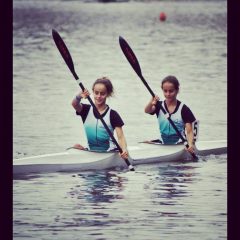 le sorelle AGOSTINETTI Canoa Club Stagno