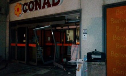 FURTO AL CONAD DI COLLESALVETTI. SFONDANO LA VETRATA E PORTANO VIA LA CASSA CONTINUA. IL BOTTINO FRA I 10.000 E I 20.000 €