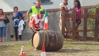 Palio dei Rioni Castell'Anselmo 2016 - gioco botti e cocomero 2