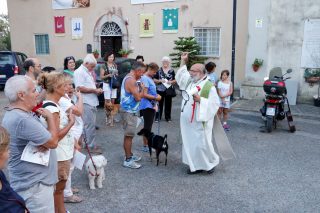 passeggiata enogastronomica a Castell'Anselmo (benedizione degli animali)