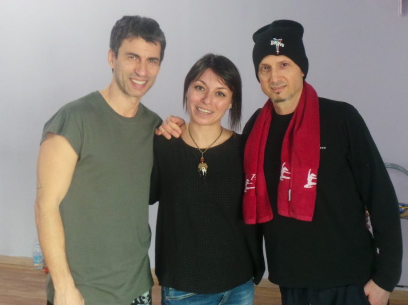 I BALLERINI DI KLEDI KADIU E ALESSANDRO MINGHI INSEGNANTI DI ECCELLENZA PER UN GIORNO ALLA SCUOLA DANZARIA