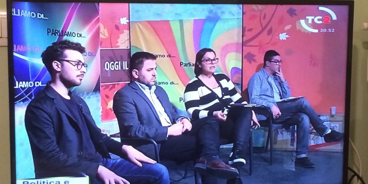 IL SEGRETARIO DEL CIRCOLO PD DI COLLESALVETTI  DARIO FATTORINI A TELECENTRO 2 PER SOSTENERE IL MINISTRO ANDREA ORLANDO