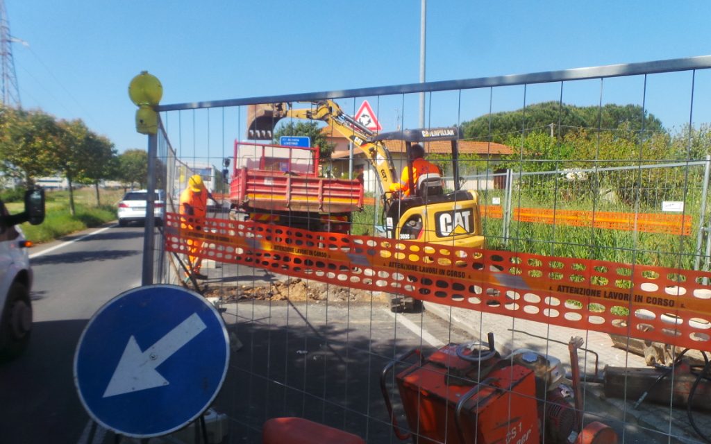 GUASTICCE: INIZIATI I LAVORI PER IL BYPASS FOGNARIO