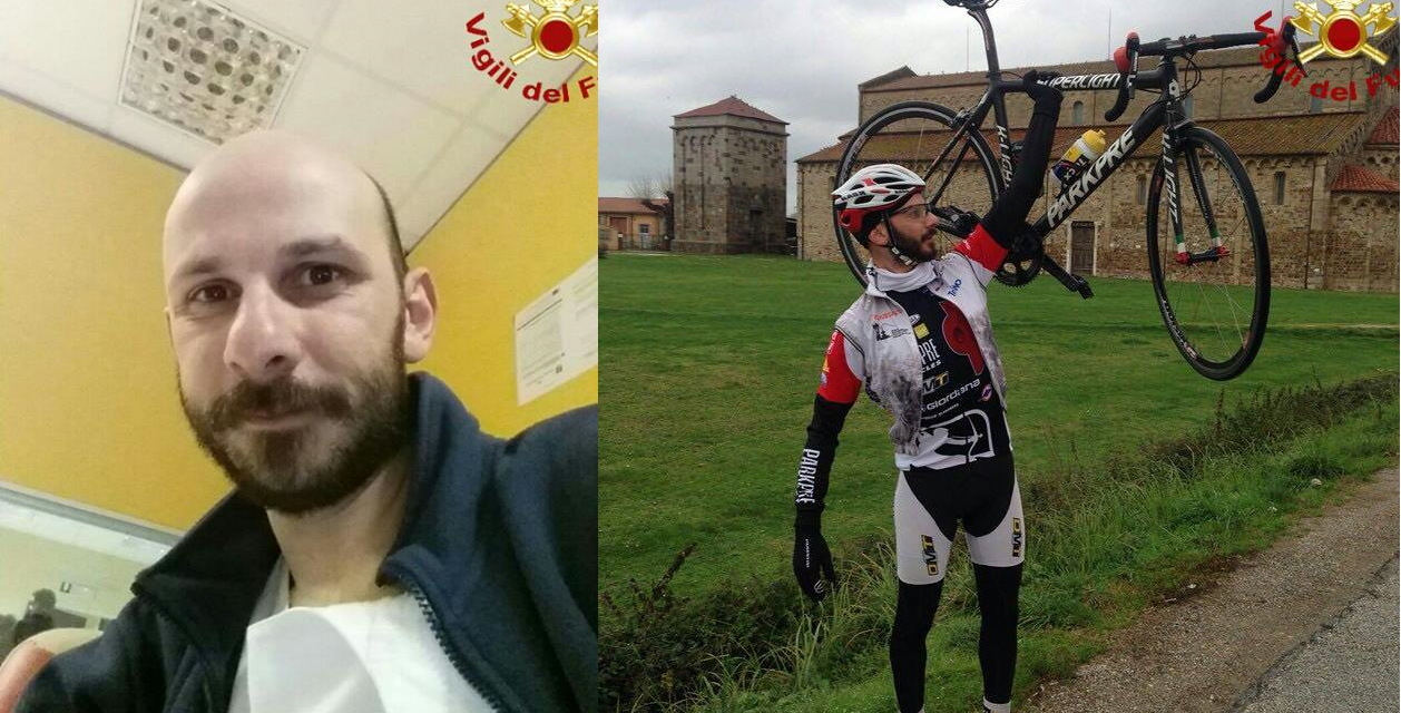 TROVATO MORTO IL CICLISTA 32ENNE SCOMPARSO. L’UOMO É STATO RITROVATO IN UNA SCARPATA AL GABBRO