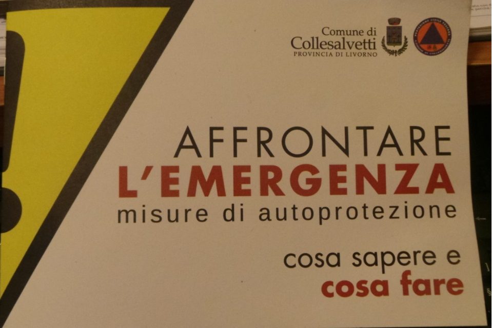 AFFRONTARE L’EMERGENZA: ECCO LE MISURE DI AUTOPROTEZIONE RACCOLTE IN UN OPUSCOLO
