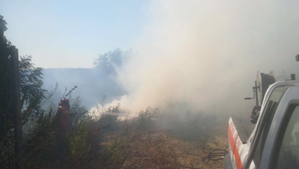 INCENDIO A FAUGLIA, VICINO ALLA R.S.A. “I POGGETTI”