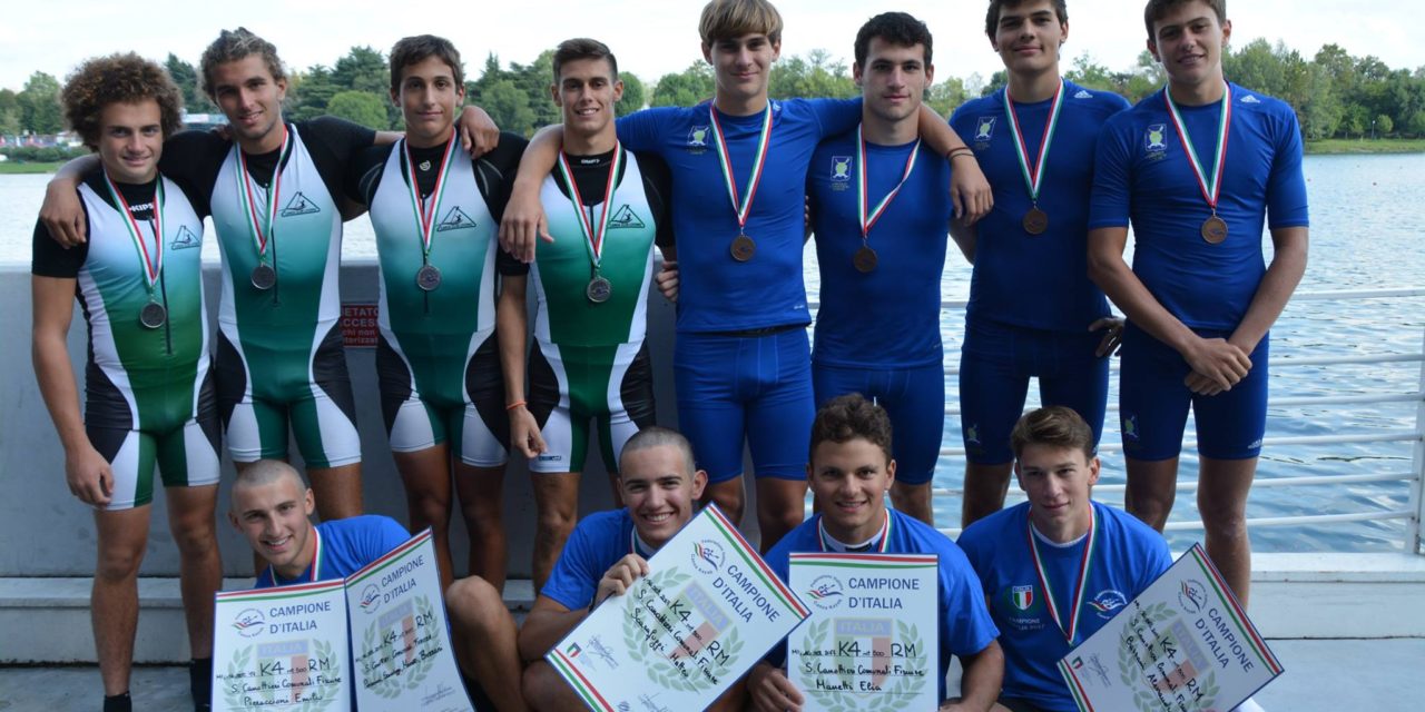 AI CAMPIONATI ITALIANI DI VELOCITÀ IL CANOA CLUB SI CONCEDE ALTRE SODDISFAZIONI. TUTTI I PIAZZAMENTI