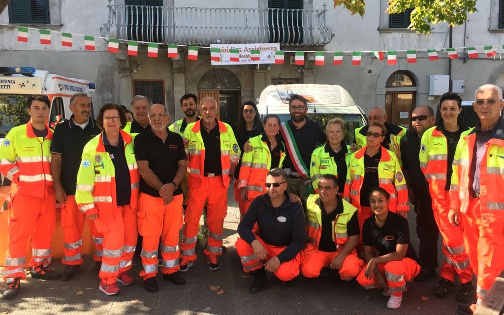 CONSEGNATO ALLA PUBBLICA ASSISTENZA DI COLLESALVETTI IL NUOVO VEICOLO PER IL TRASPORTO DI PERSONE SVANTAGGIATE