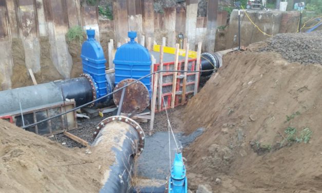 ASA AL LAVORO A STAGNO PER UNA RIPARAZIONE URGENTE DELLA CONDOTTA IDRICA