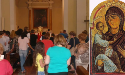 IL PELLEGRINAGGIO DELL’ICONA DELLA MADONNA DI SOTTO GLI ORGANI FA TAPPA IN ZONA COLLIGIANA