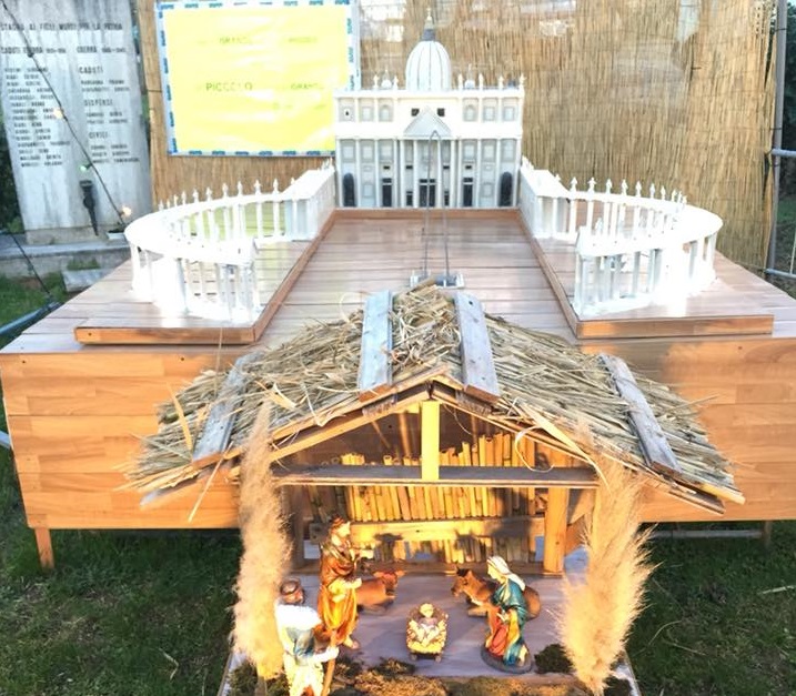 UNA PICCOLA PIAZZA SAN PIETRO A STAGNO VECCHIO: LA SCULTURA DELLO STAGNINO MARCO CECCONI