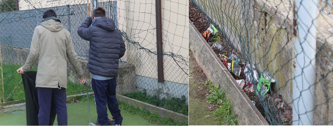 I RAGAZZI DI GUASTICCE PULISCONO IL CAMPETTO DA GIOCO. ALL’ORIZZONTE UN PROGETTO DI GESTIONE E MANUTENZIONE