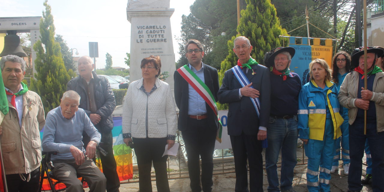 IL 25 APRILE A VICARELLO È ALL’INSEGNA DELLA MEMORIA STORICA, MA ANCHE DEI CADUTI SUL LAVORO DI OGGI