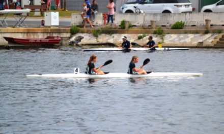 IL CANOA CLUB STAGNO I°NELLA GARA IN DARSENA PISANA