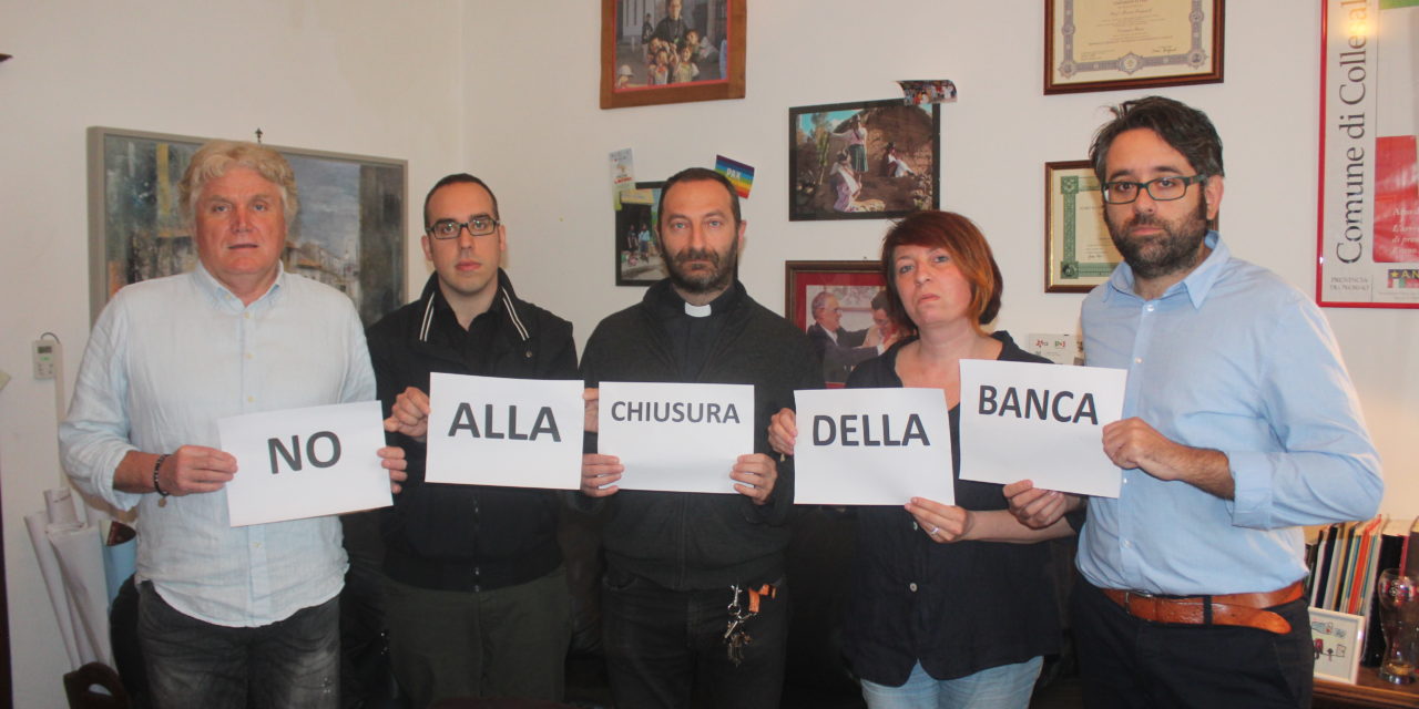 CHIUSURA DELLA BANCA DI GUASTICCE, IL SINDACO BACCI A COLLENEWS: «ECCO COME CI MUOVEREMO». IL VIDEO