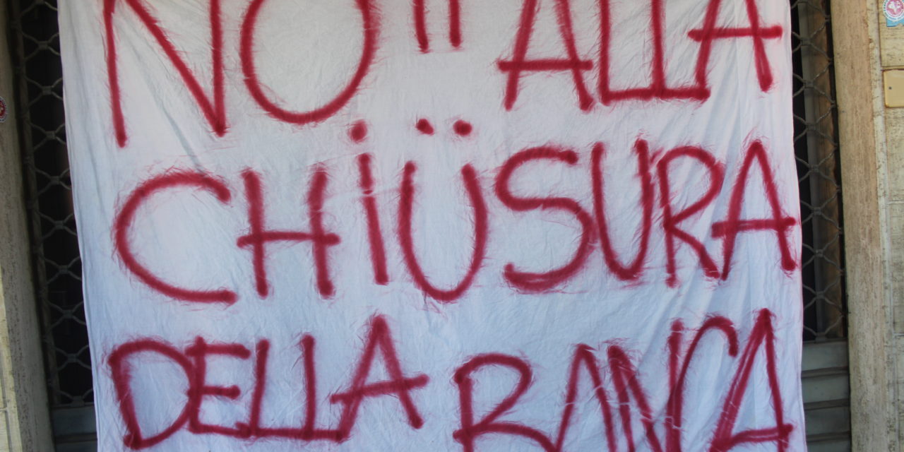 IL BANCO BPM ALLA FINE RISPONDE. IL SINDACO BACCI: «CI HANNO FISSATO UN INCONTRO PER LUNEDÌ MATTINA»