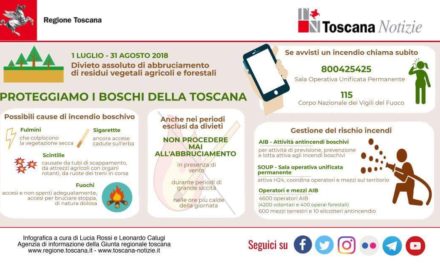 “PROTEGGIAMO I NOSTRI BOSCHI”: AL VIA LA CAMPAGNA DI PREVENZIONE DELLA REGIONE TOSCANA