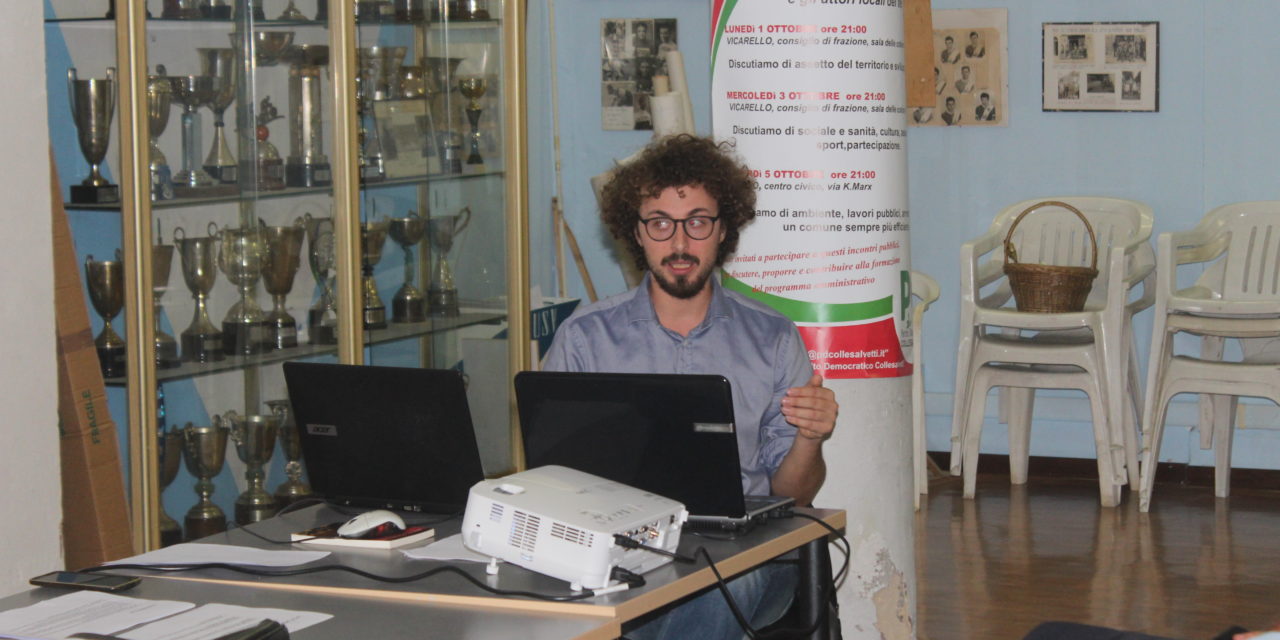 IL PD COLLIGIANO INCONTRA I CITTADINI IN CONVENTION PROGRAMMATICA IN VISTA DELLE AMMINISTRATIVE DEL 2019