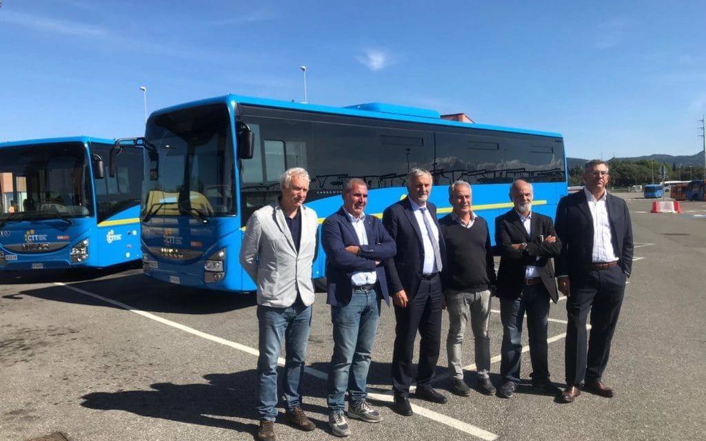 INAUGURATI 3 NUOVI AUTOBUS CTT NORD