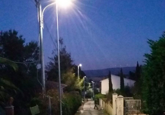 DUE NUOVI PUNTI LUCE A LED A LE CASE DI COLOGNOLE