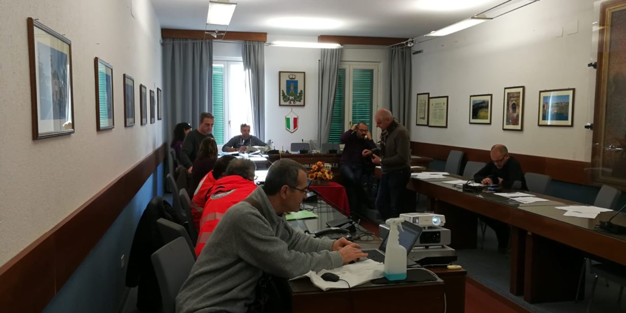 IL COMUNE COLLIGIANO AL TAVOLO DELLA PREFETTURA PER UN’ESERCITAZIONE DI PROTEZIONE CIVILE