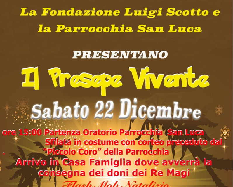 A STAGNO TRE GIORNI PRIMA DI NATALE PRESEPE VIVENTE E CENA MEDIEVALE IN CASA FAMIGLIA