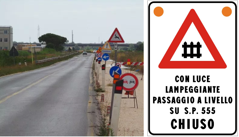 ORDINATI I PANNELLI AVVISATORI SULLO STATO DEL PASSAGGIO A LIVELLO SULLA 555. ECCO IL LORO LAYOUT