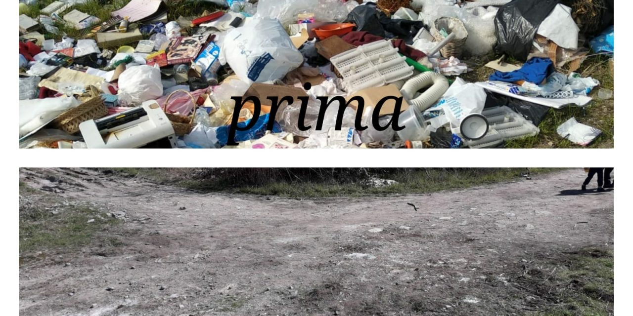 #TRASHTAGCHALLENGE: GLI UOMINI E LE DONNE DI “CITTADINI IN COMUNE” RIMUOVONO I RIFIUTI A STAGNO