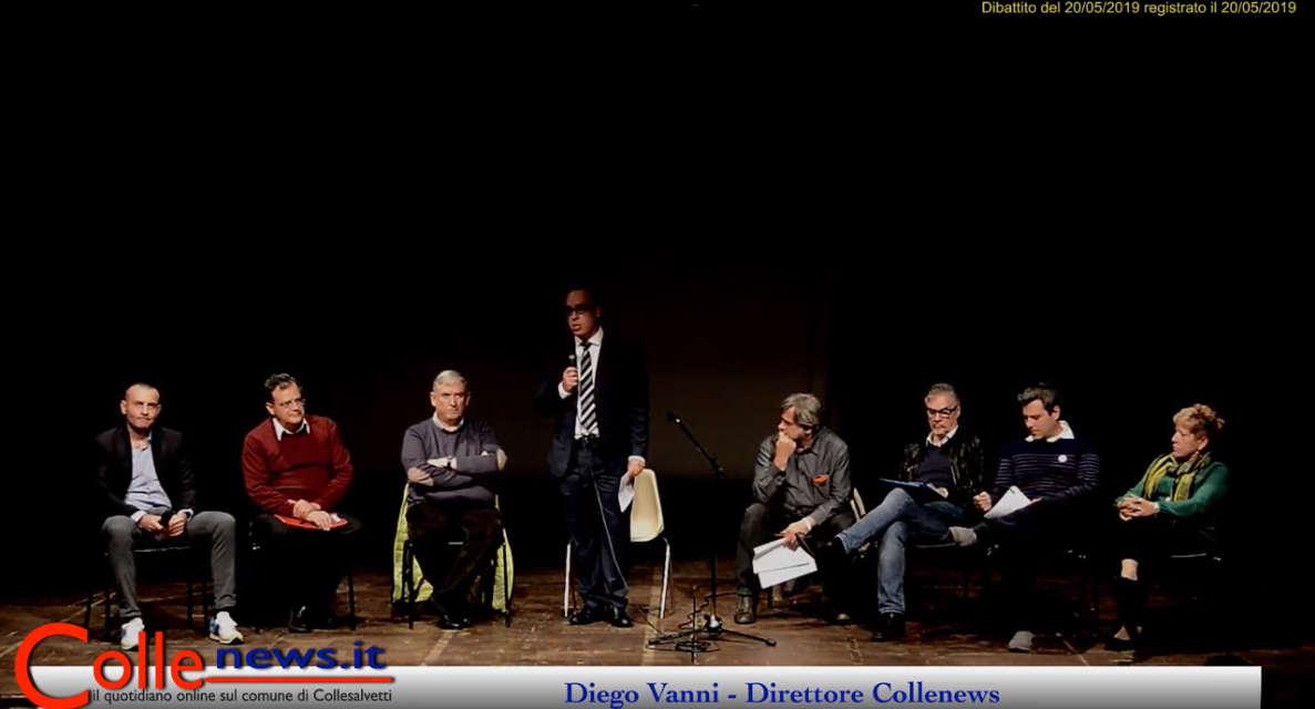 PUBBLICATO IL VIDEO DEL DIBATTITO ELETTORALE DI COLLENEWS