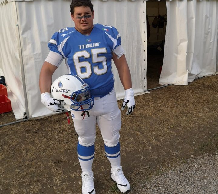 FOOTBALL AMERICANO: LA NAZIONALE ITALIANA BATTE L’AUSTRIA. LO STAGNINO MATTEO LODOVICHI FRA I CONVOCATI