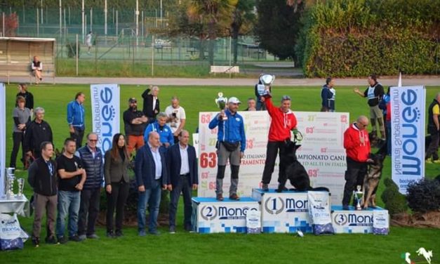 LA GUASTICCIANA ISABELLA SCOTTO ED IL CANE BRUCE CONQUISTANO LA VITTORIA NEL CAMPIONATO IGP2