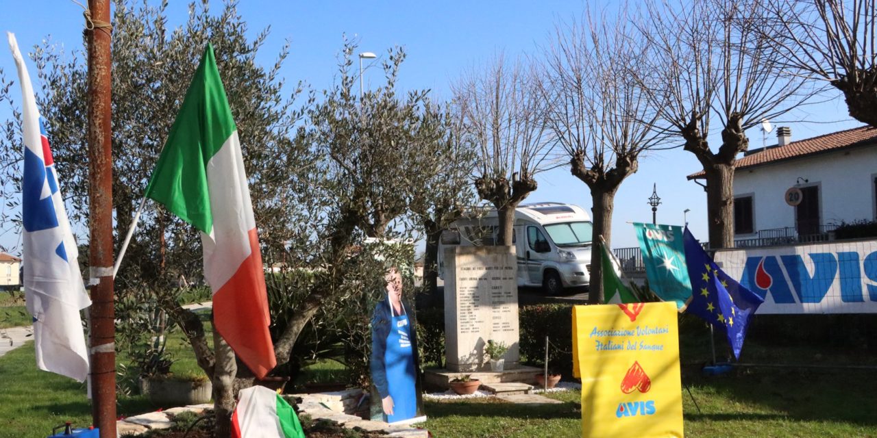INAUGURATO A STAGNO IL MONUMENTO DEDICATO AI VOLONTARI SCOMPARSI DEL GRUPPO AVIS