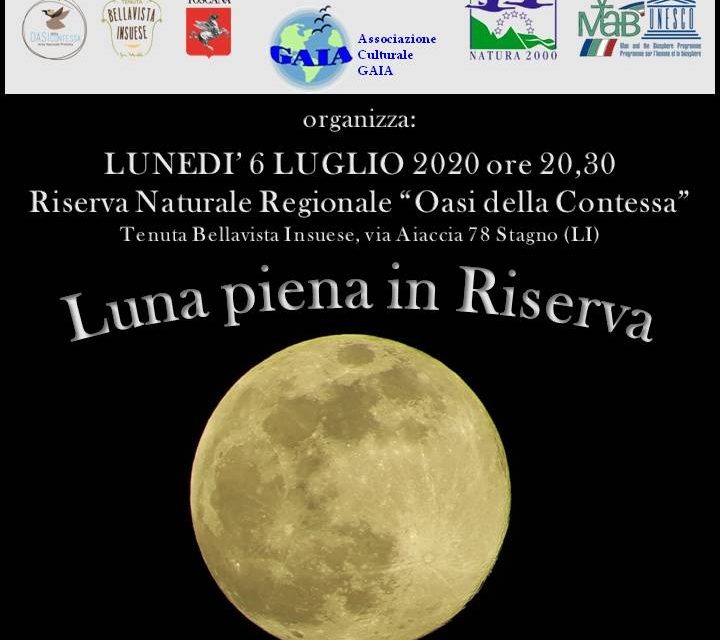 CON L’ASSOCIAZIONE GAIA PER UNA VISITA NOTTURNA AL CHIAROR DI LUNA ALL’OASI DELLA CONTESSA