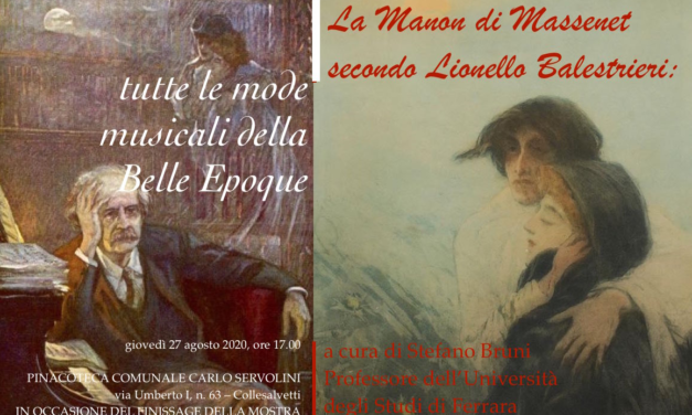 FINISSAGE DELLA MOSTRA SULL’INCISIONE AL TEMPO DELLA BELLE ÉPOQUE: PROTAGONISTA IL PROF. BRUNI