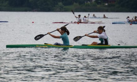 IL CANOA CLUB STAGNO GAREGGIA NELLE ACQUE DEL LAGO DI CALDONAZZO. LE PERFORMANCE DEGLI ATLETI
