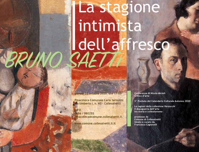 ALLA PINACOTECA DI COLLESALVETTI L’APPUNTAMENTO È CON LA CONFERENZA DI NICOLA MICIELI