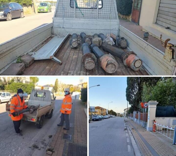 VANDALISMO A COLLESALVETTI: DIVELTI 11 PIOLI NELLA NOTTE