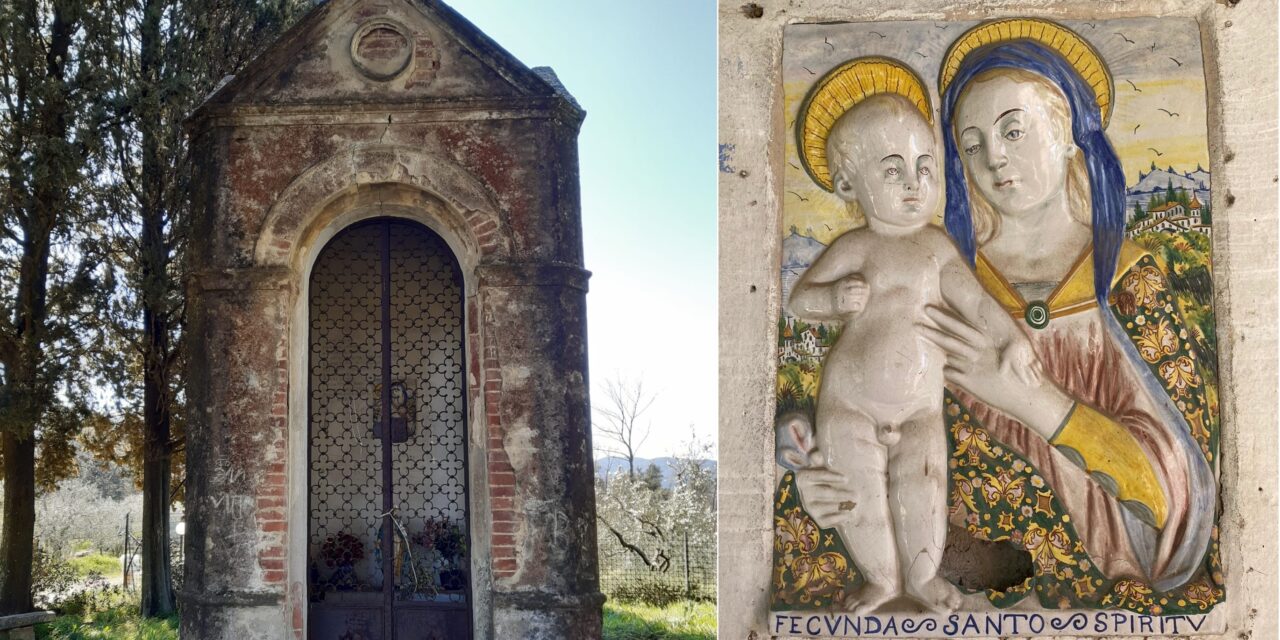 UNA PASSEGGIATA A COLLESALVETTI FINO ALLA CAPPELLA DELLA MADONNINA FRA STORIA DEL TERRITORIO E FEDE