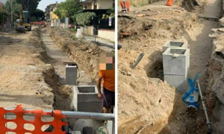 A STAGNO IN CORSO D’OPERA I LAVORI PER LA RIQUALIFICAZIONE DI VIA MODIGLIANI