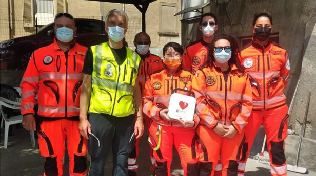 DONATO UN DEFIBRILLATORE ALLA PUBBLICA ASSISTENZA DI COLLESALVETTI