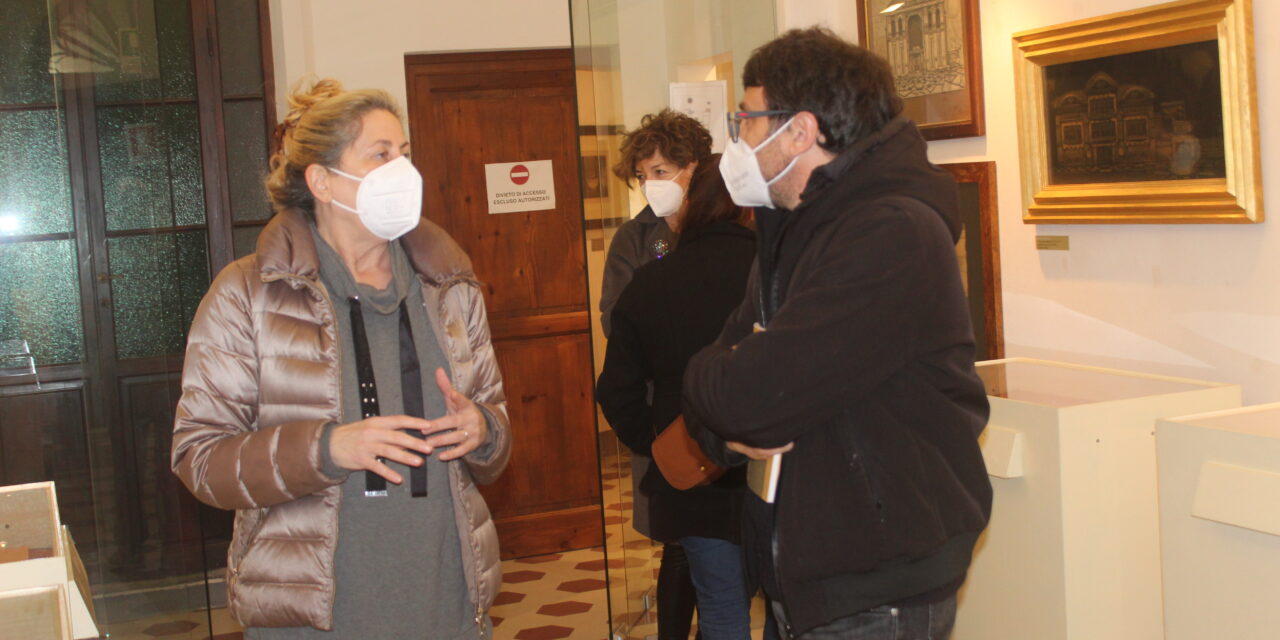 DARIO BALLANTINI IN VISITA ALLA PINACOTECA SERVOLINI DI COLLESAVETTI. IL VIDEO